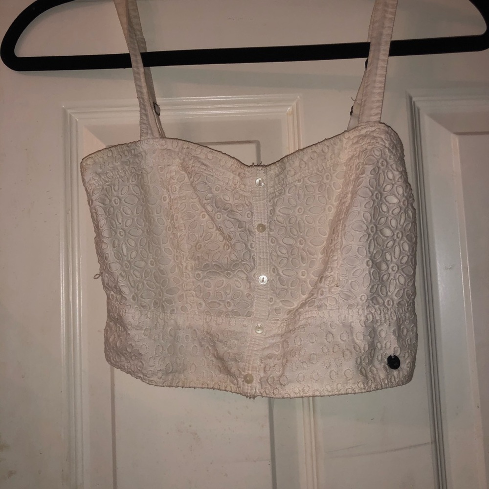 abercrombie white tank